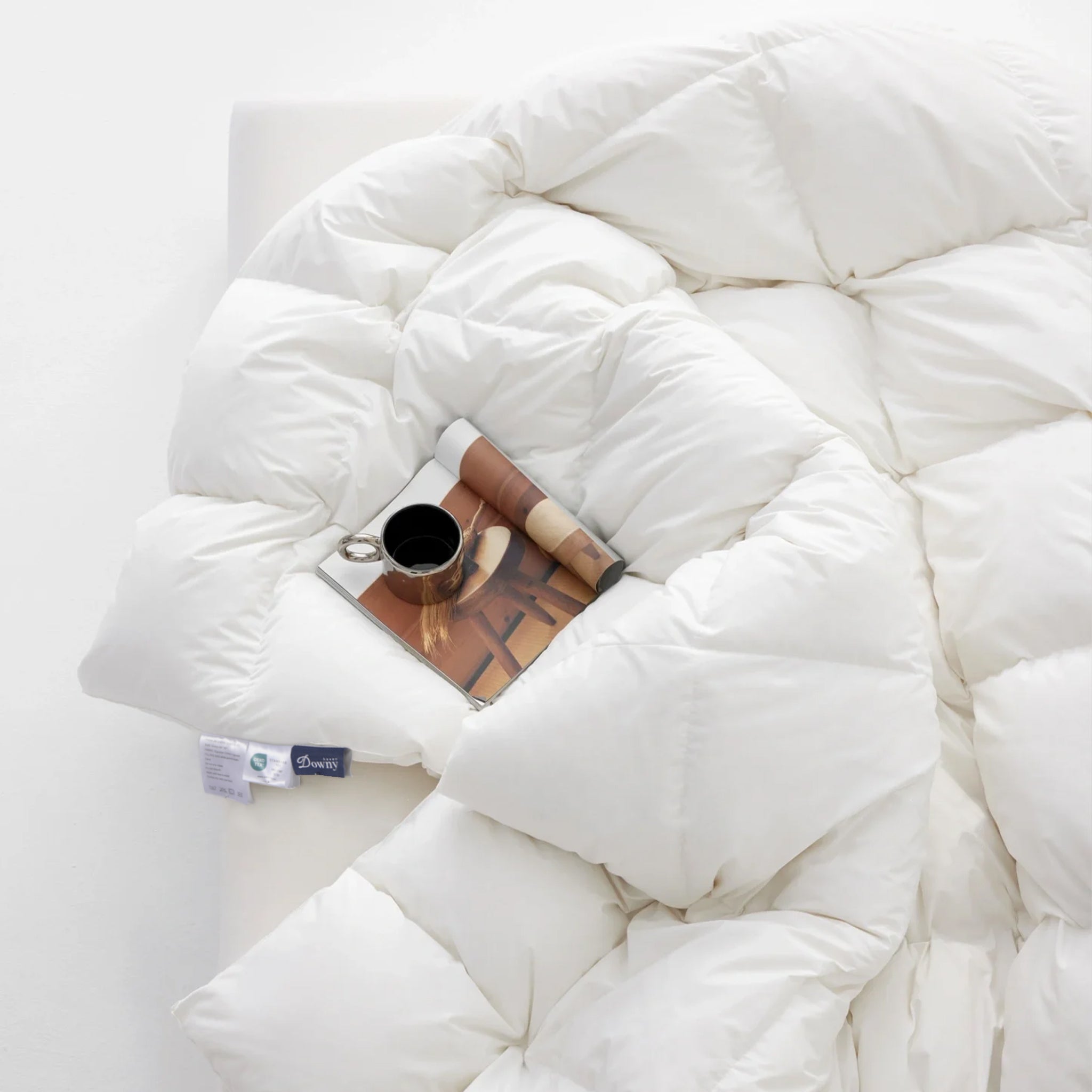 Cloudlike Softness white down duvet