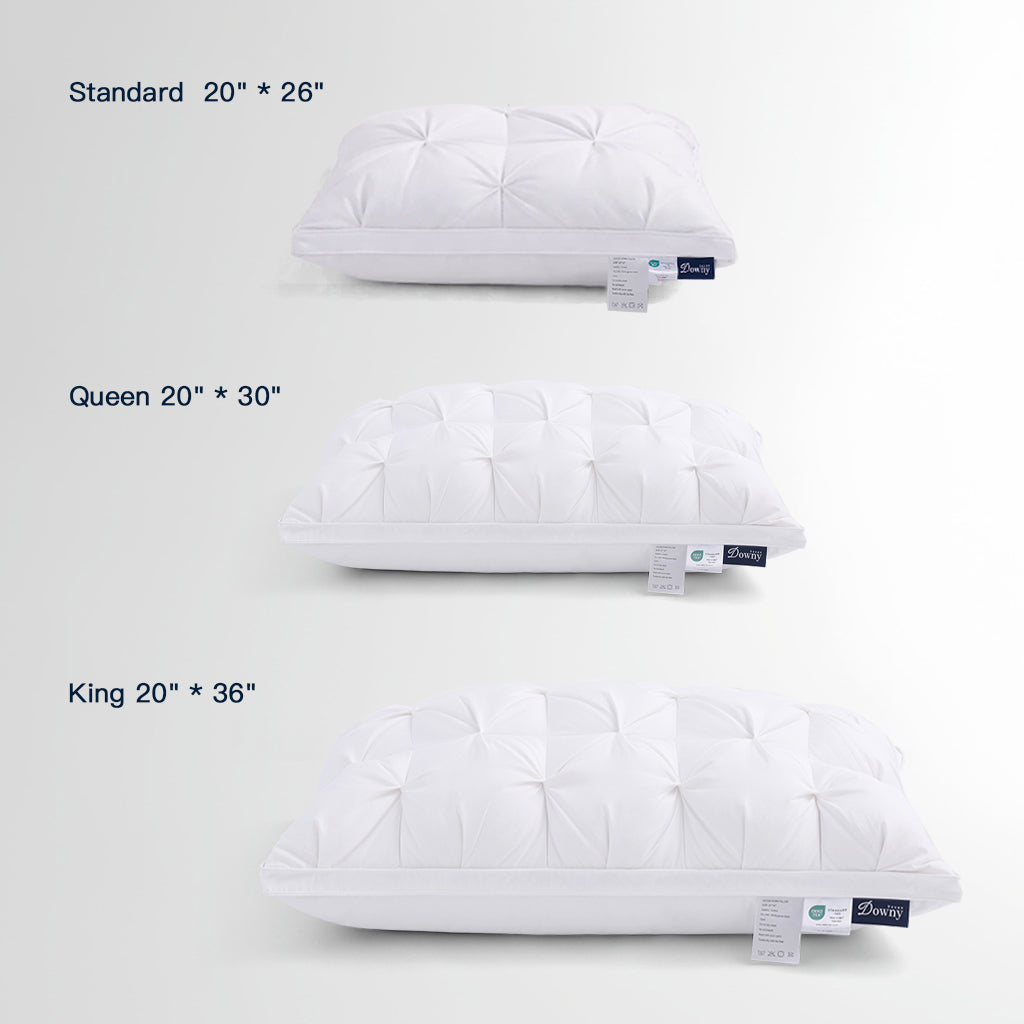 LuxTwist Goose Down Pillow