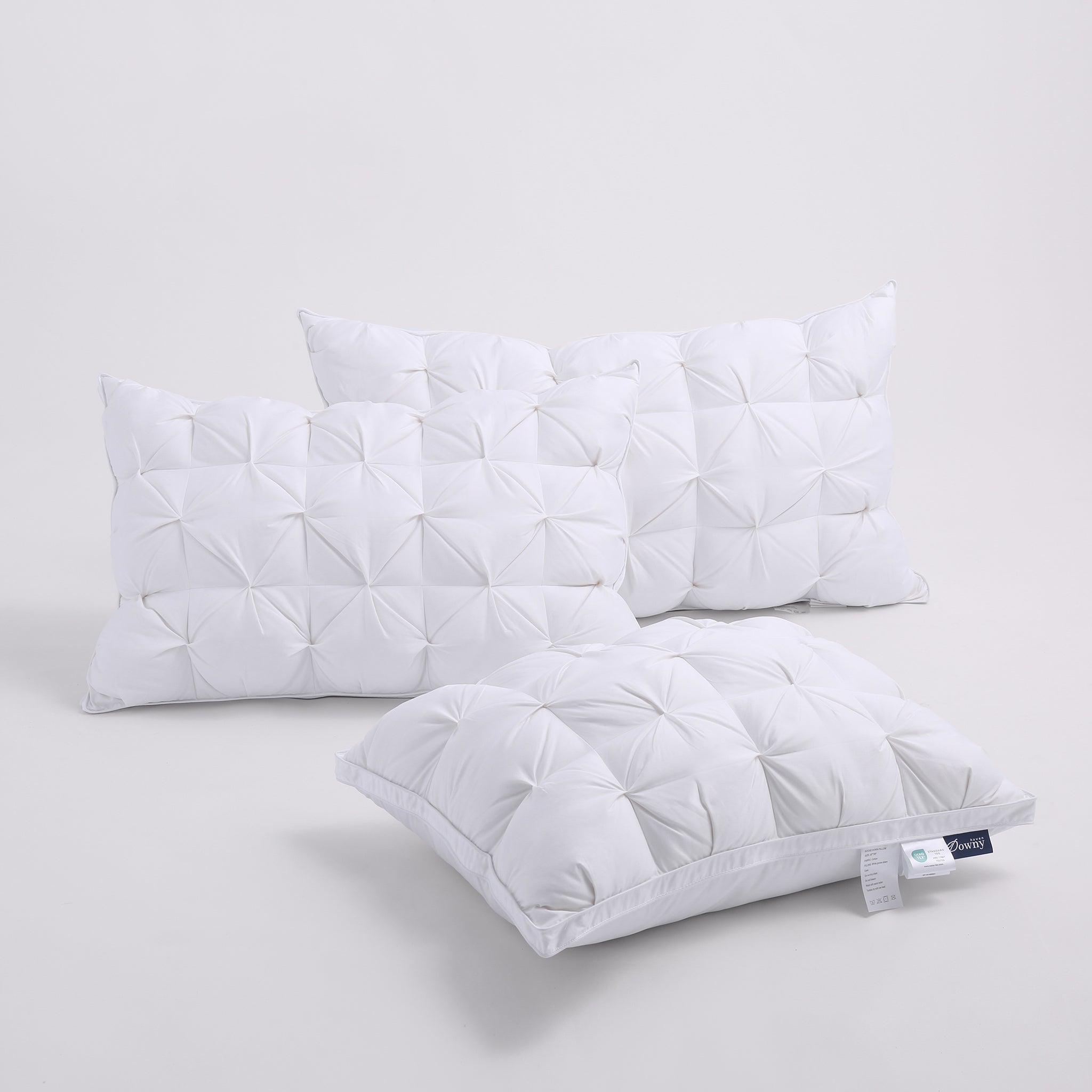 LuxTwist Goose Down Pillow - DownyHaven 