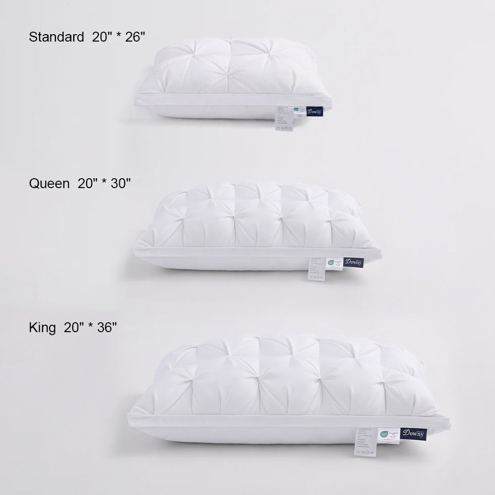 LuxTwist Goose Down Pillow