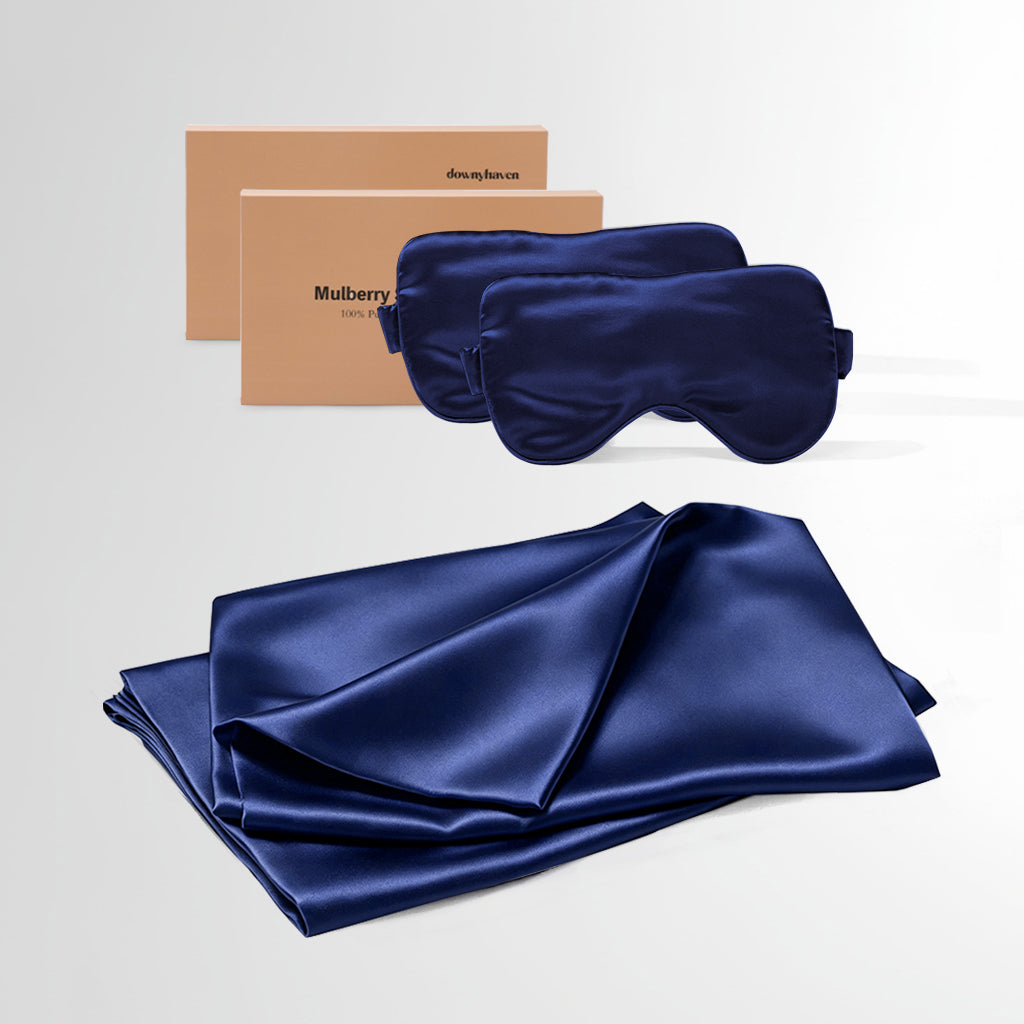 #Sleep Mask Color_Royal Blue#Pillowcase Color_Royal Blue