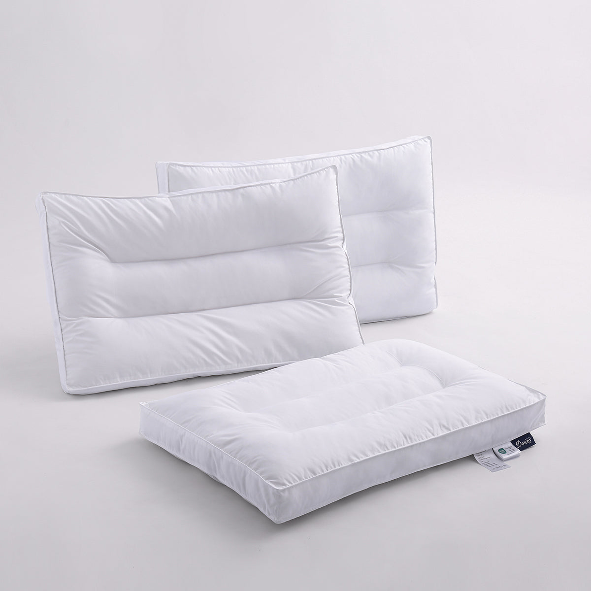 SlimNest Low-Profile Goose Down Pillow